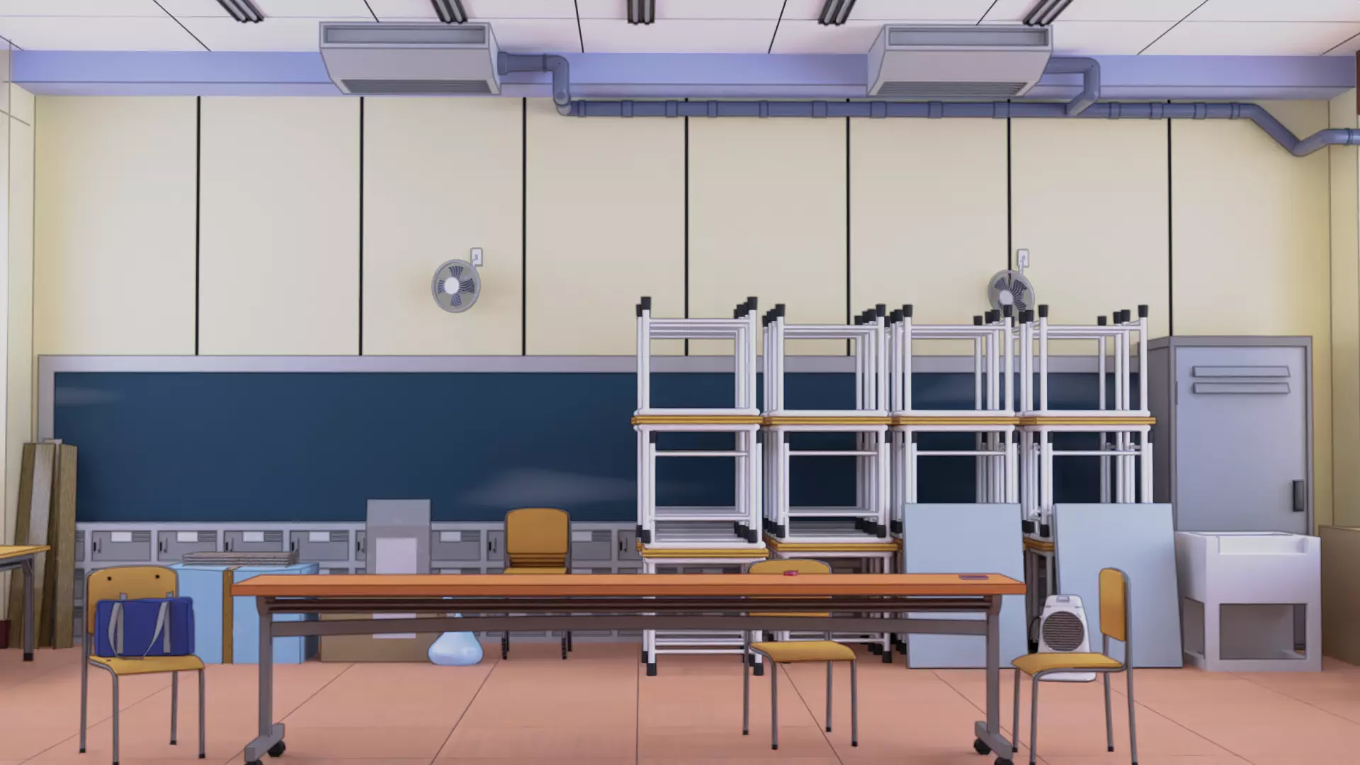 Classroom Furniture Free 3D model