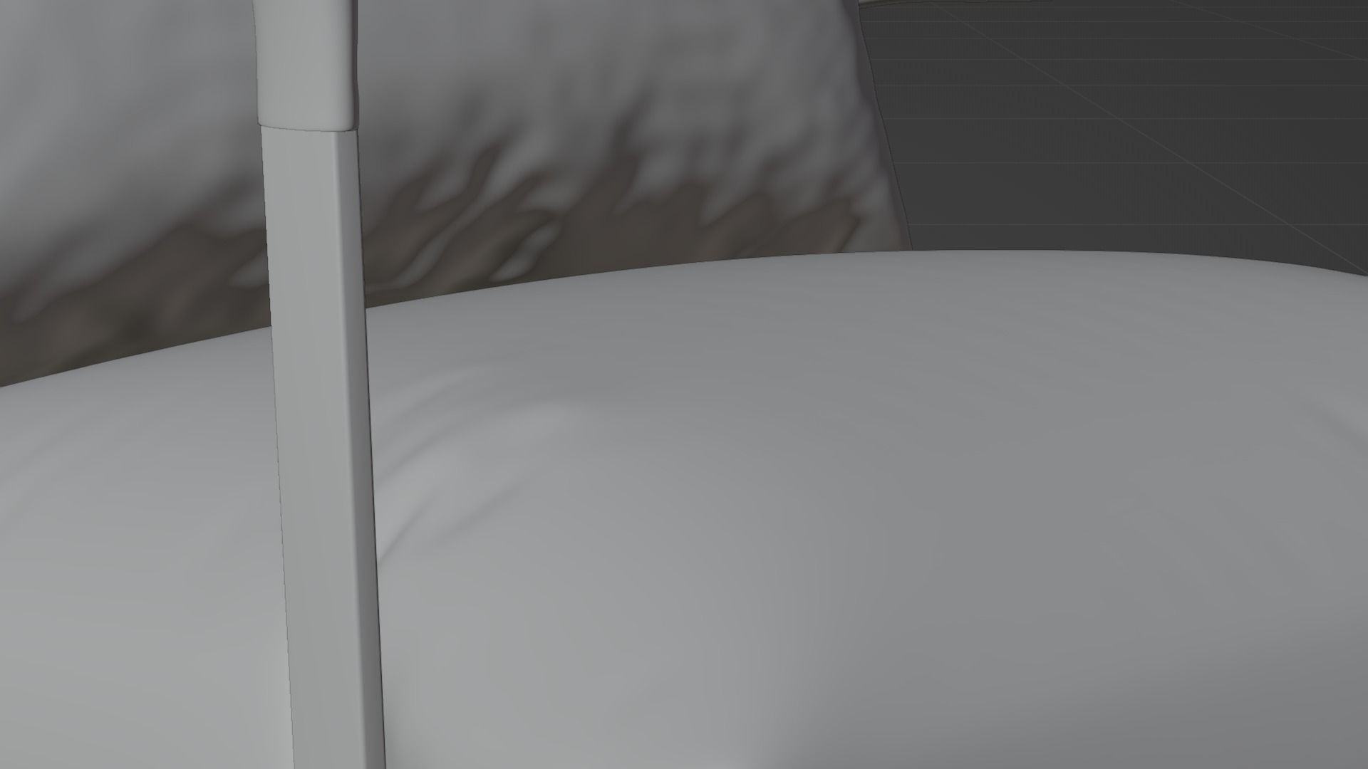 Armchair Wooden  3D model_19