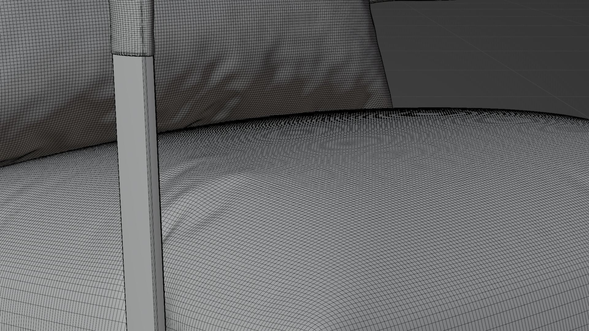 Armchair Wooden  3D model_20