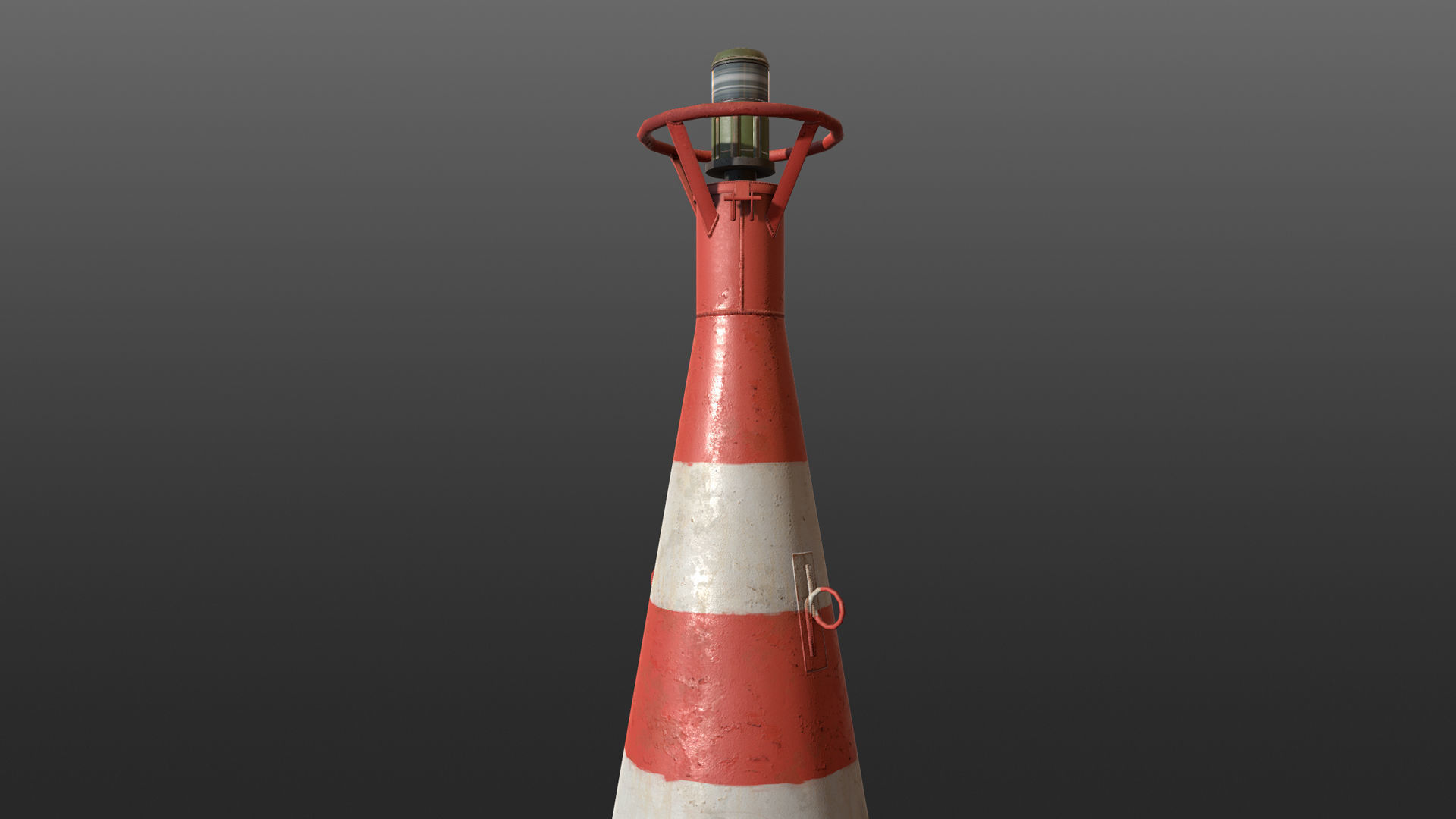 Buoy River RB-6-01 Turn Safe Water Mark Low-poly 3D model_19