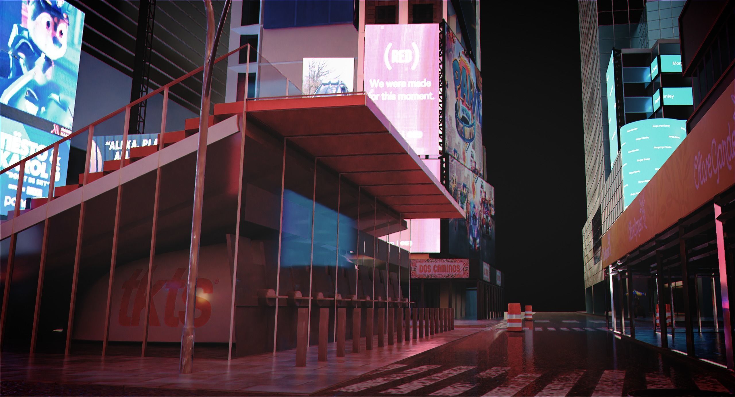 Times Square - New York 3D model_5