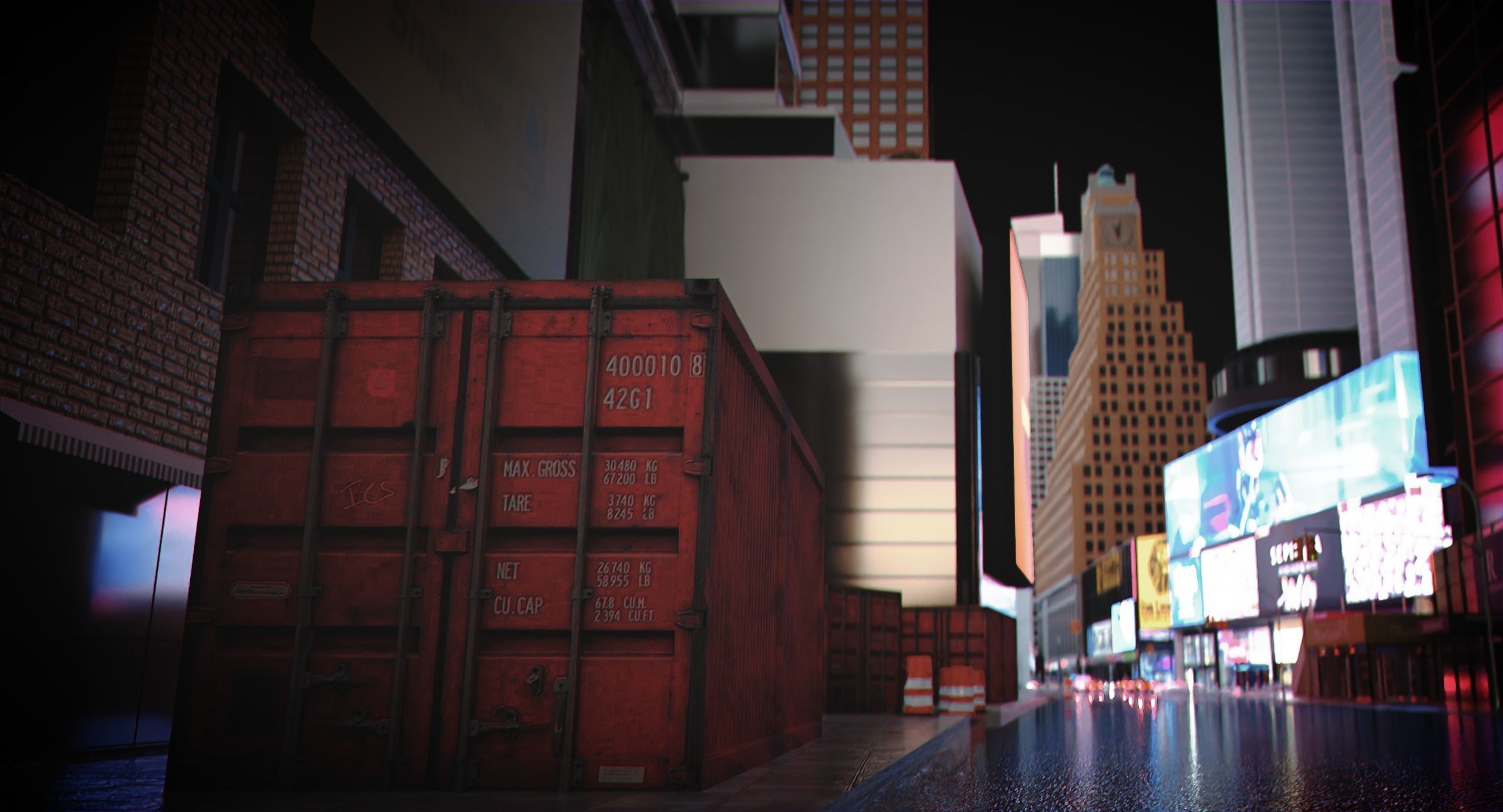 Times Square - New York 3D model_28