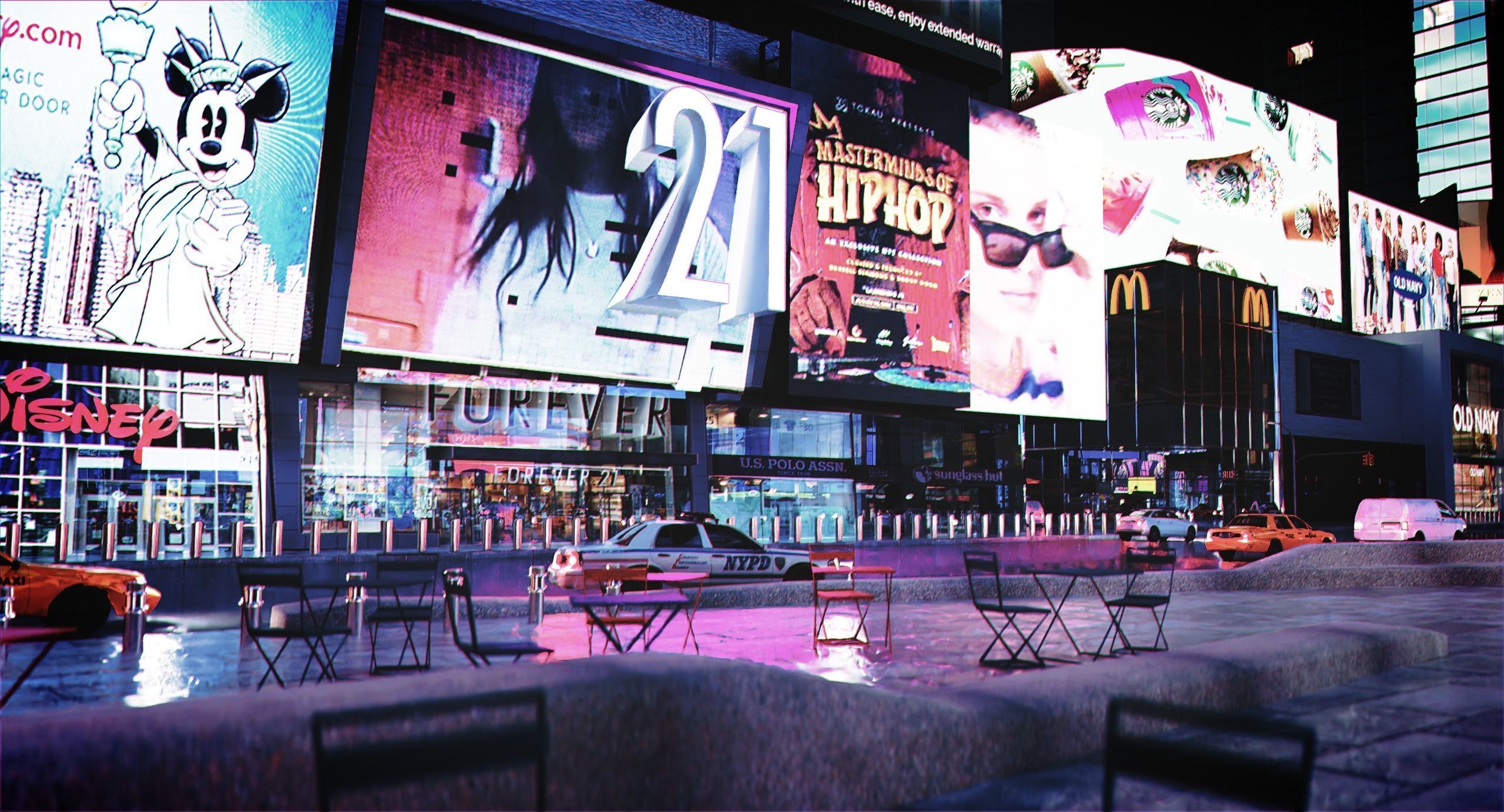 Times Square - New York 3D model_8