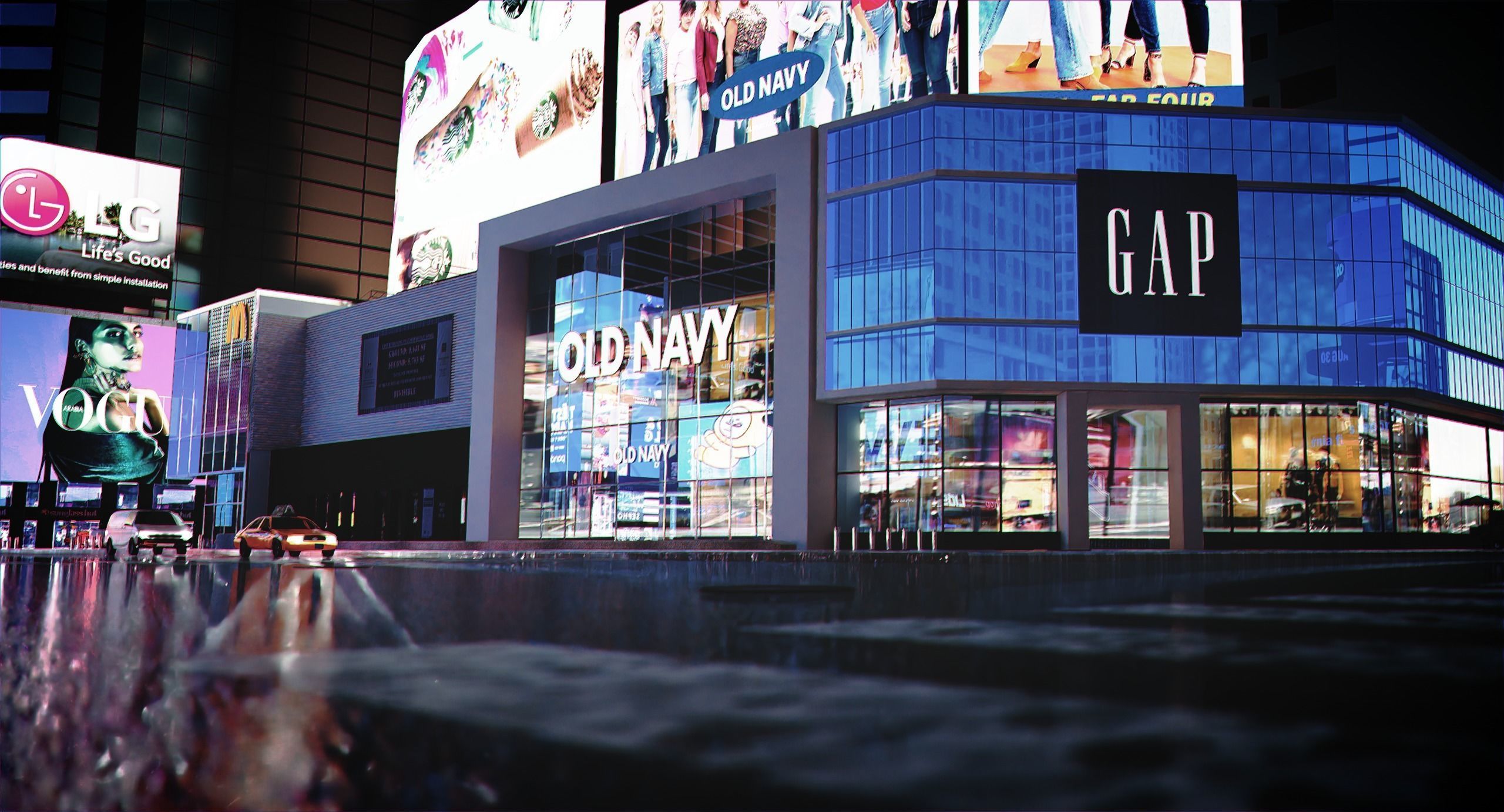 Times Square - New York 3D model_14