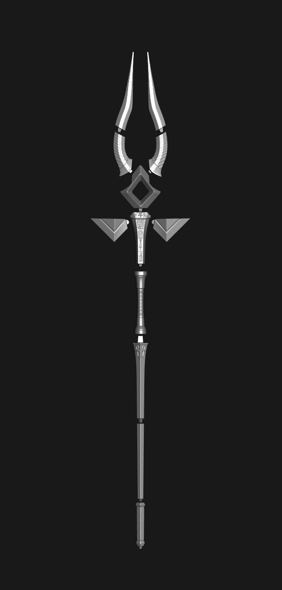 Egyptian staff - 3D printing - Cosplay 3D print model_6