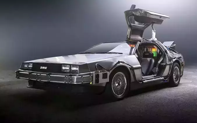 DeLorean  Back To The Future Episode 1 3D model