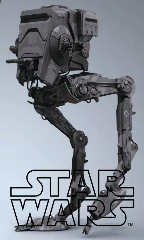 Star Wars AT-ST 3D model_0