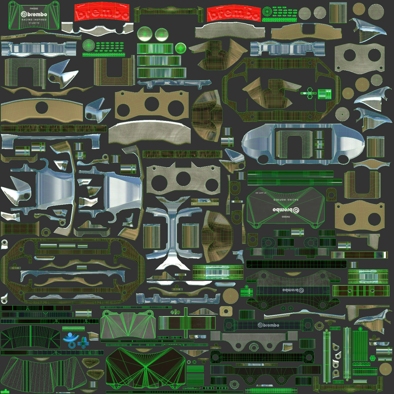 Brembo GT R 3D model_71