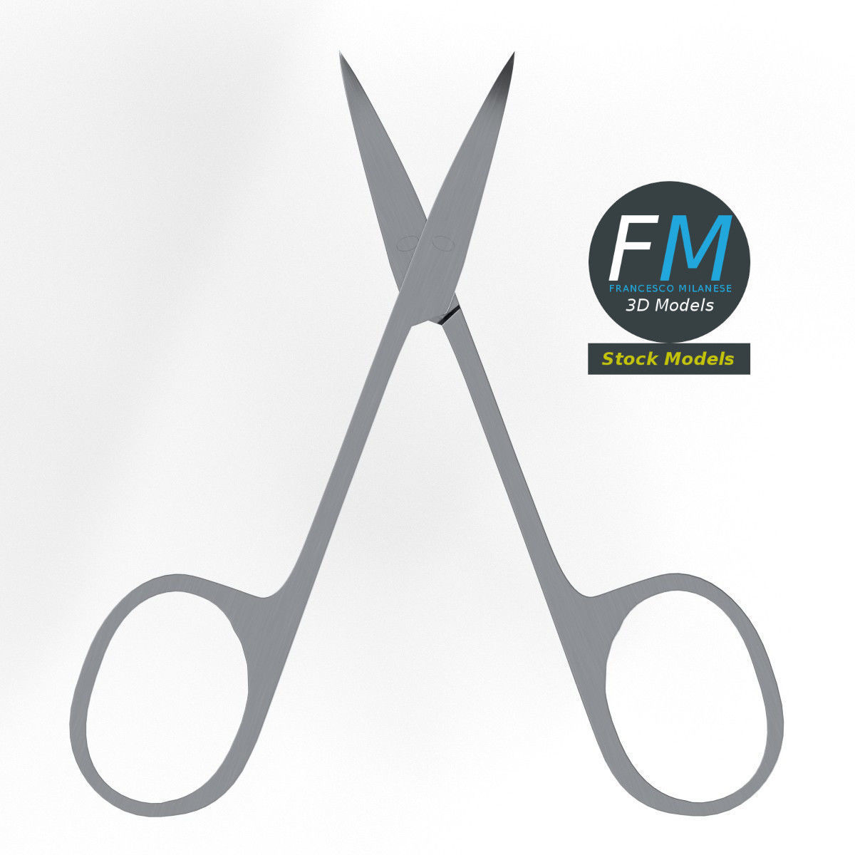 Nail scissors 2 3D model_6