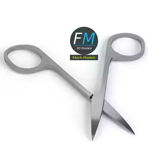 Nail scissors 2 3D model