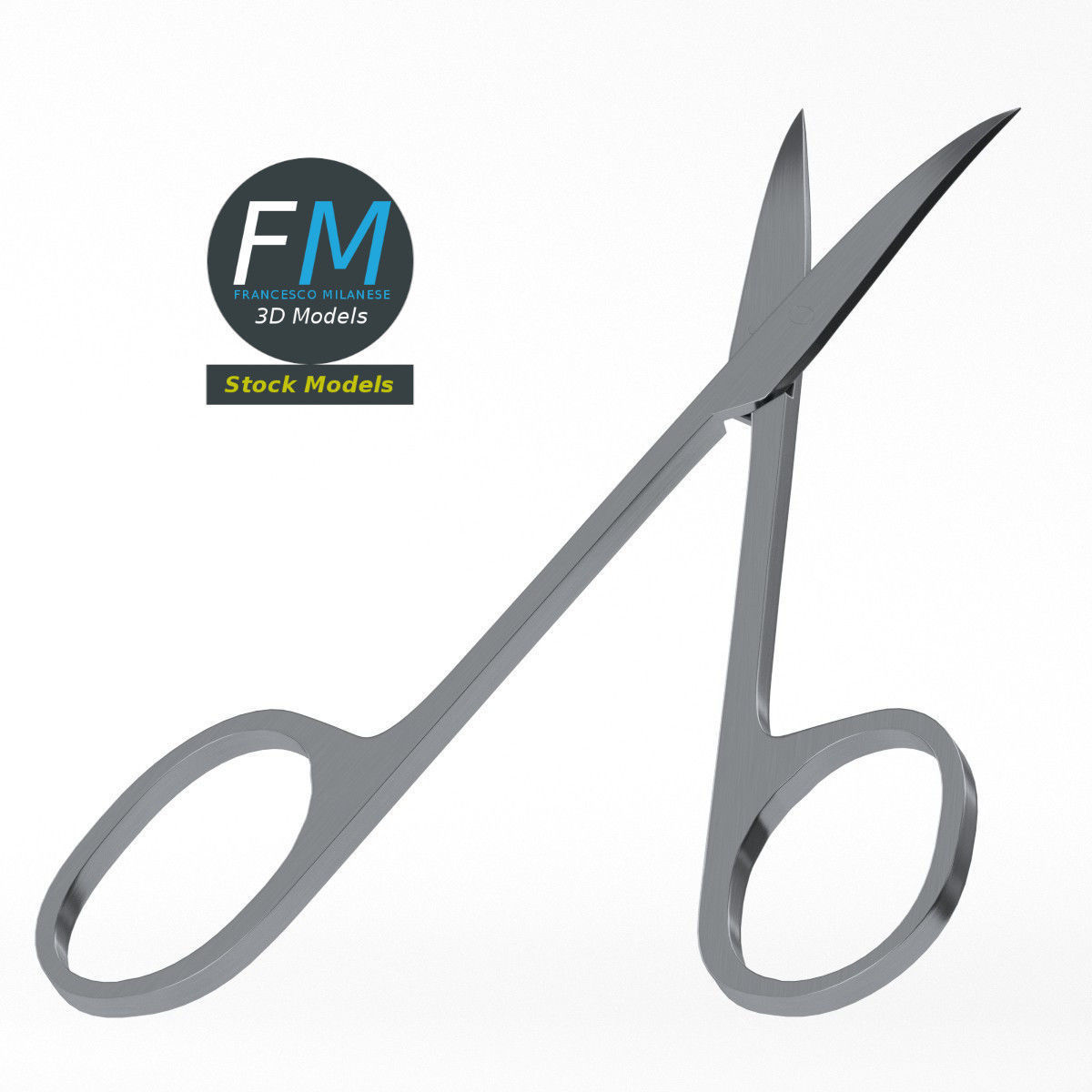 Nail scissors 2 3D model_5
