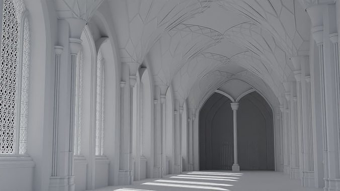 Medieval Palace 3D model