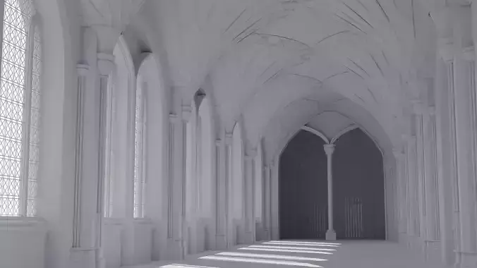 Medieval Palace 3D model