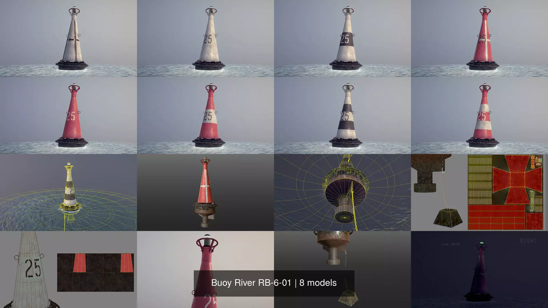 Buoy River RB-6-01 3D Model Collection_1