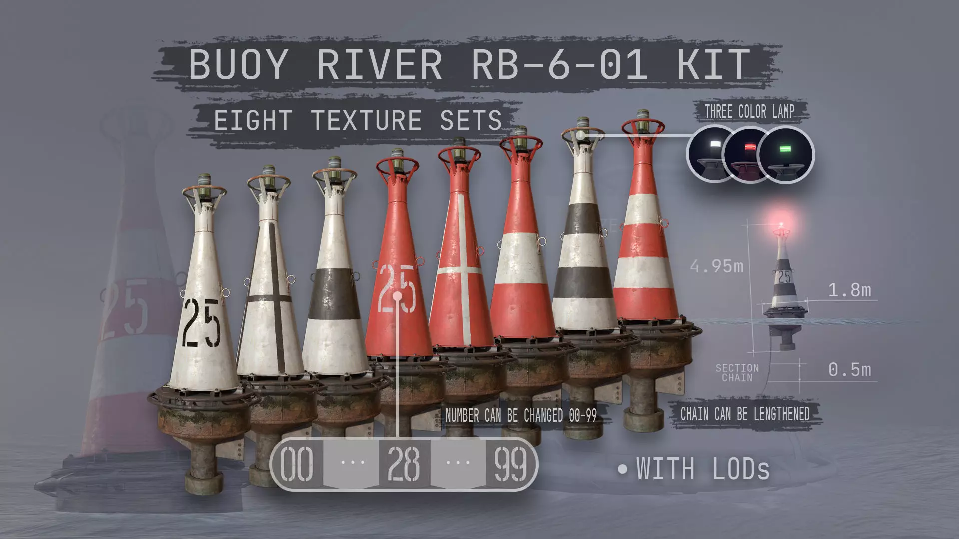Buoy River RB-6-01 3D Model Collection_0