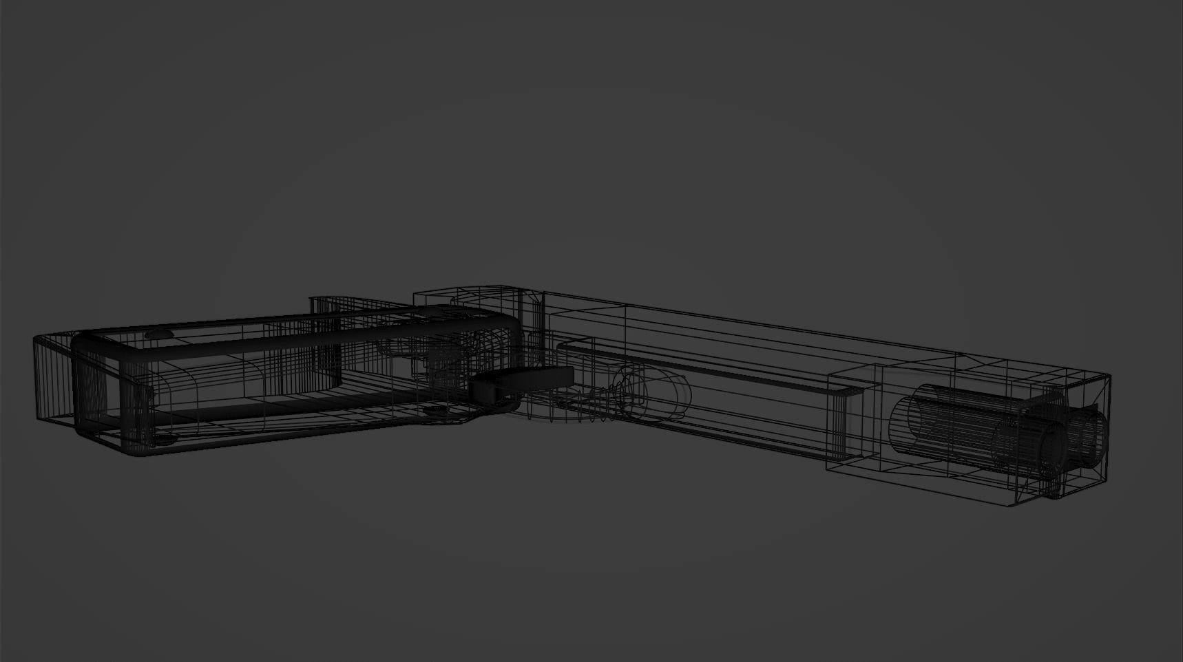 Pistol Asset 3D model_2