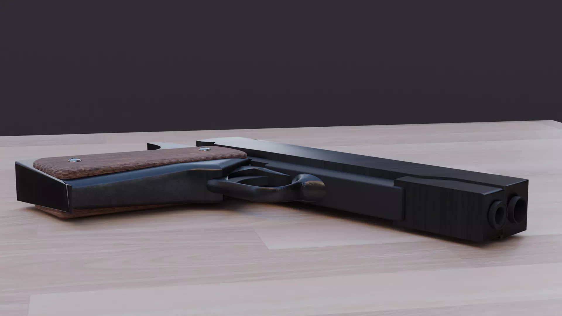 Pistol Asset 3D model_0