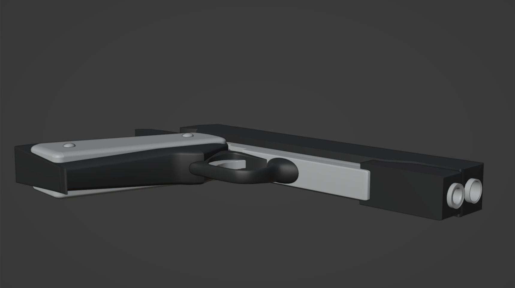 Pistol Asset 3D model_1