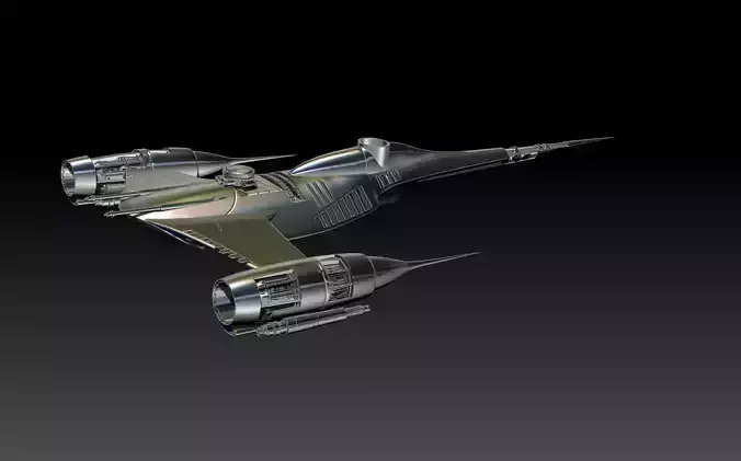Naboo Star Fighter Mandalorian Version