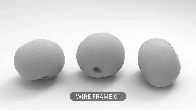 Blueberry 3D Low-poly 3D model 5