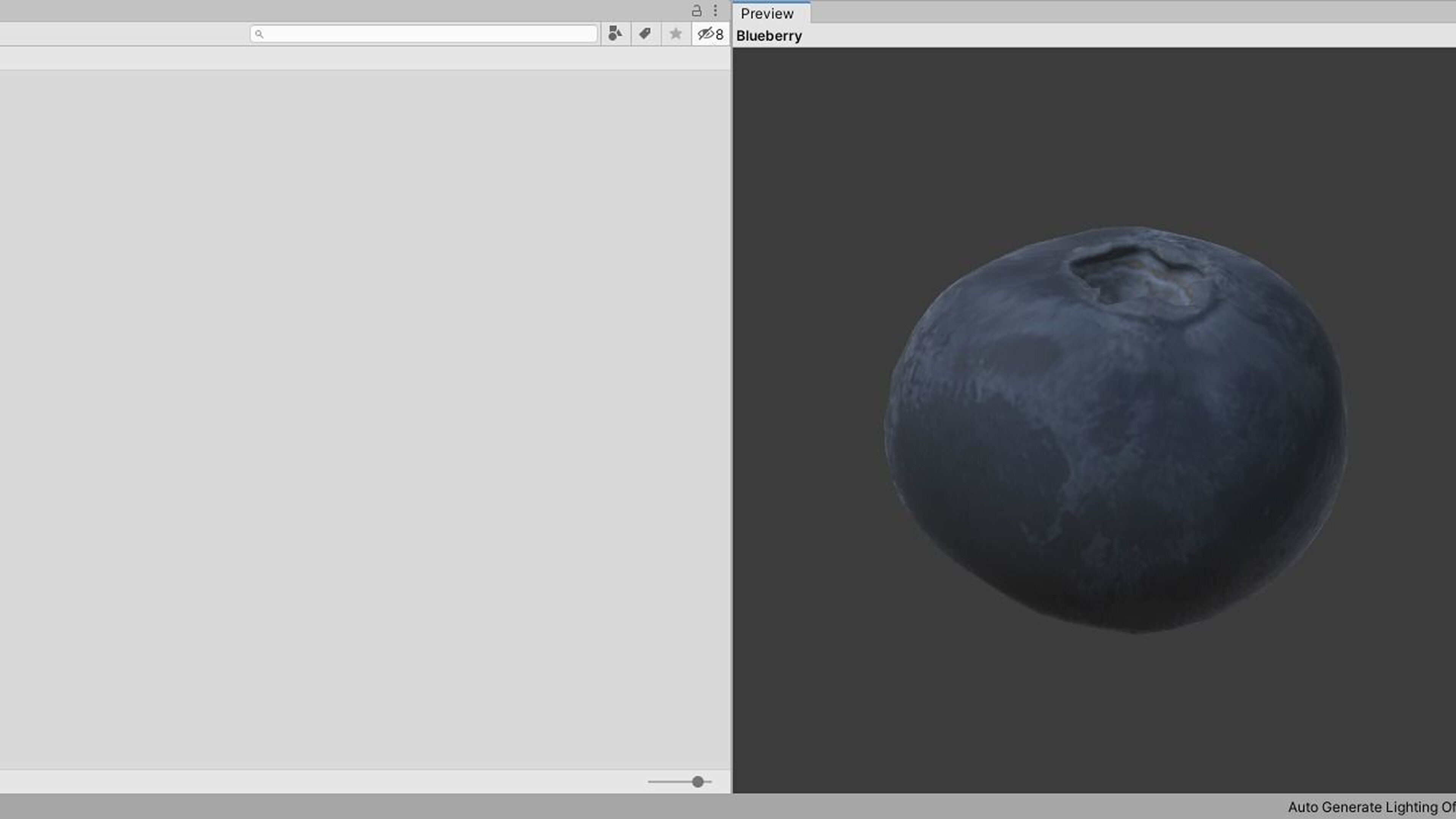 Blueberry 3D Low-poly 3D model_8