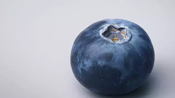 Blueberry 3D Low-poly 3D model 2