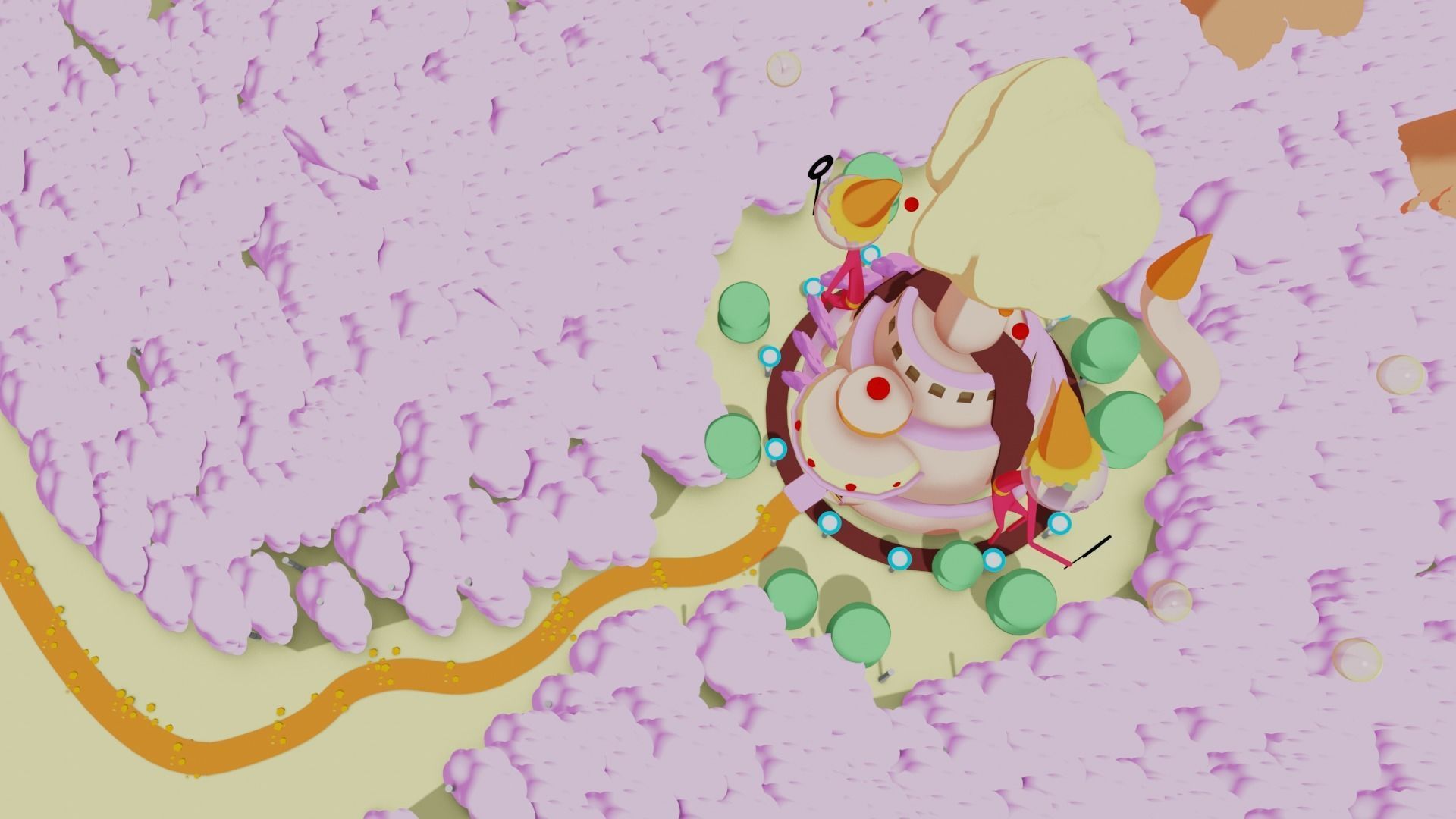 3D model Candy Kingdom VR / AR / lowpoly CGTrader