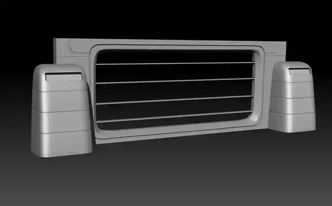 kamino window 3D print model
