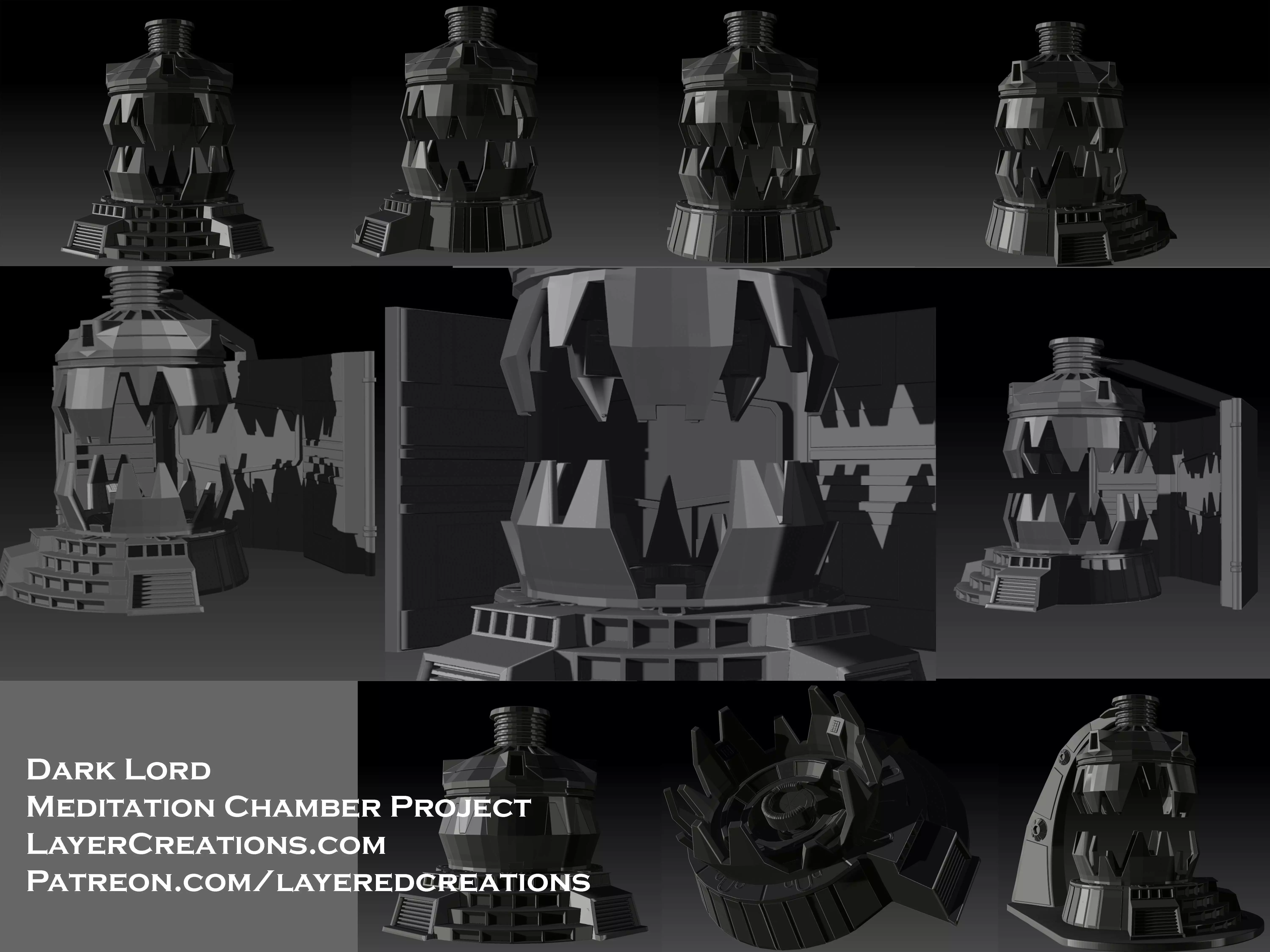 Darklord Meditation Chamber 3D print model