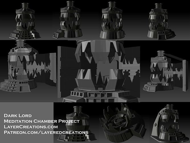 Darklord Meditation Chamber 3D print model