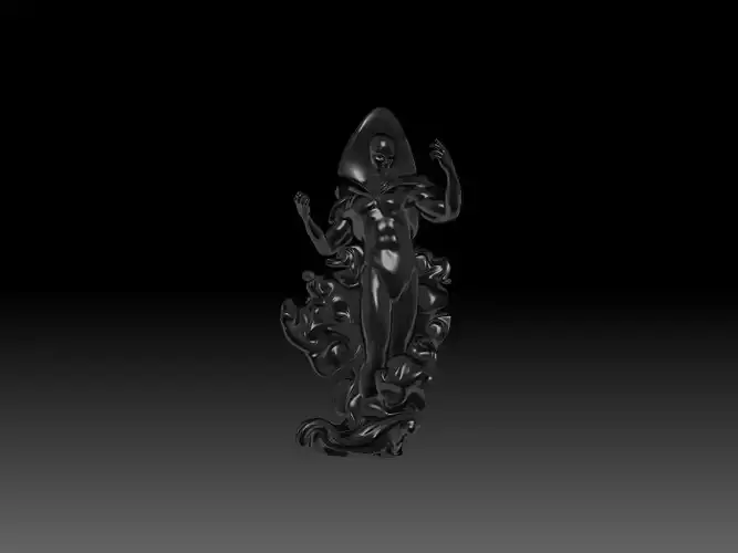 Cronal octopus statue