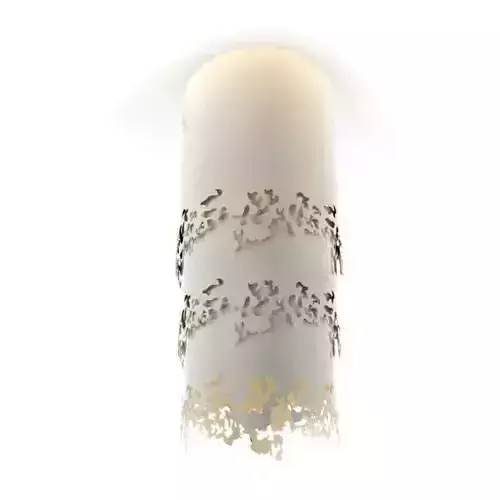 Modern Tiered Lamp 3D model