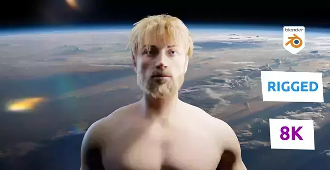 Sieg -  viking Rigged Blender Character