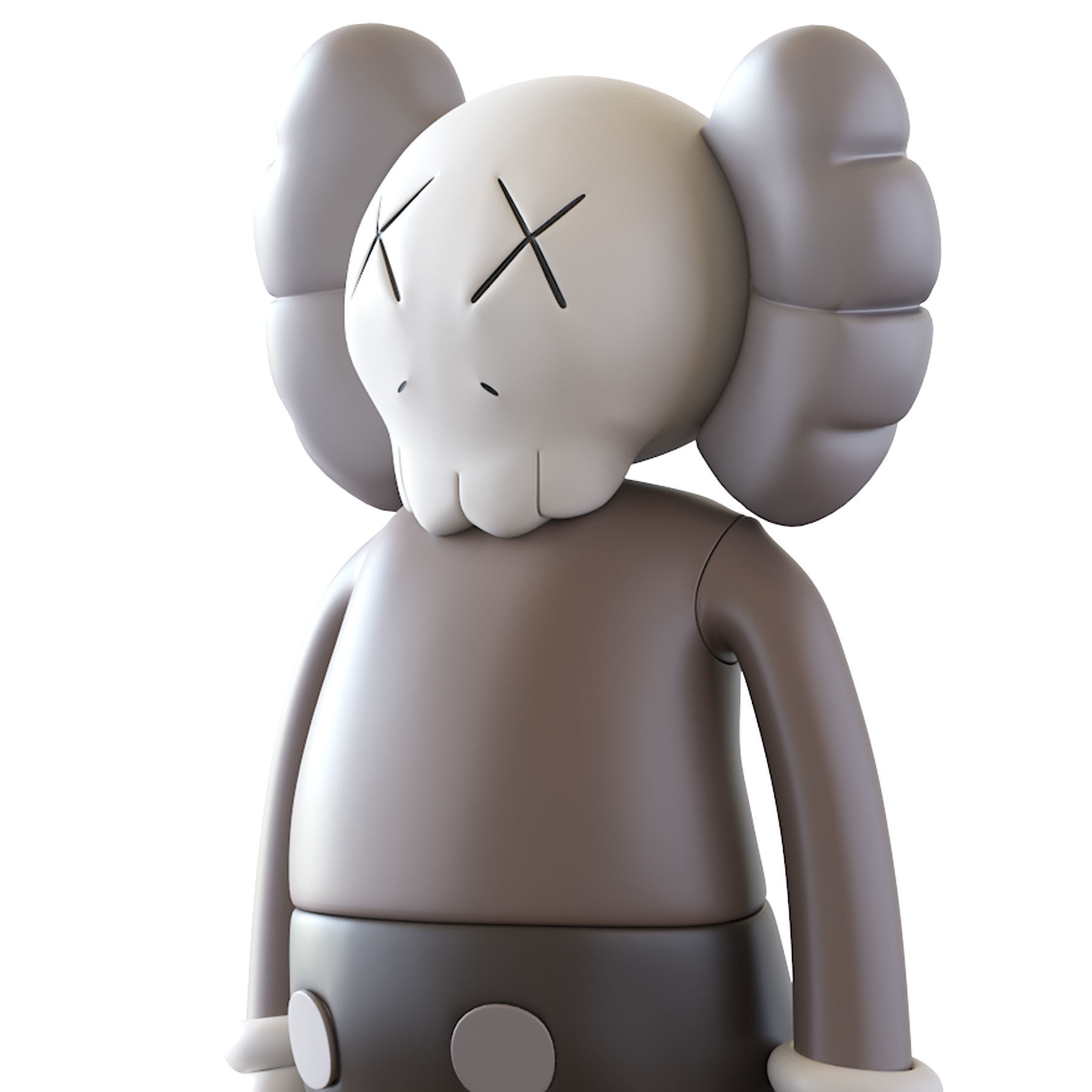 Kaws Four Foot Companion Brown 3D model_20