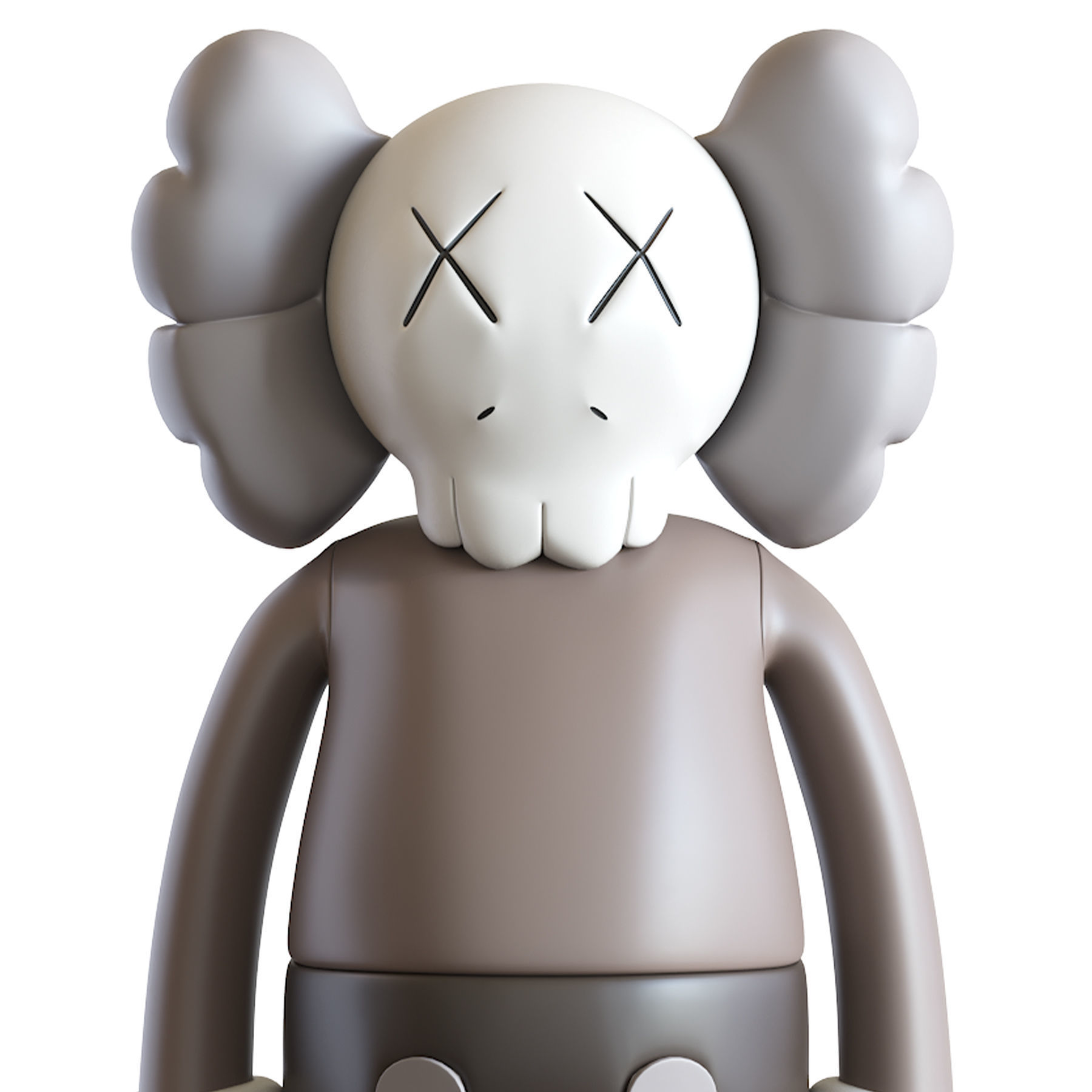 Kaws Four Foot Companion Brown 3D model_7