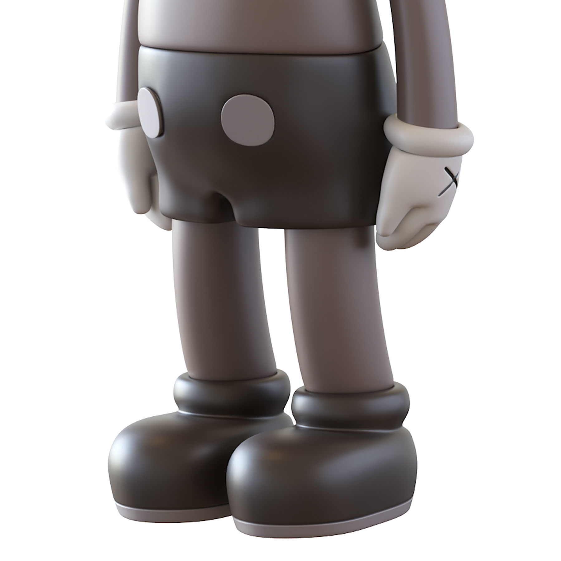 Kaws Four Foot Companion Brown 3D model_21