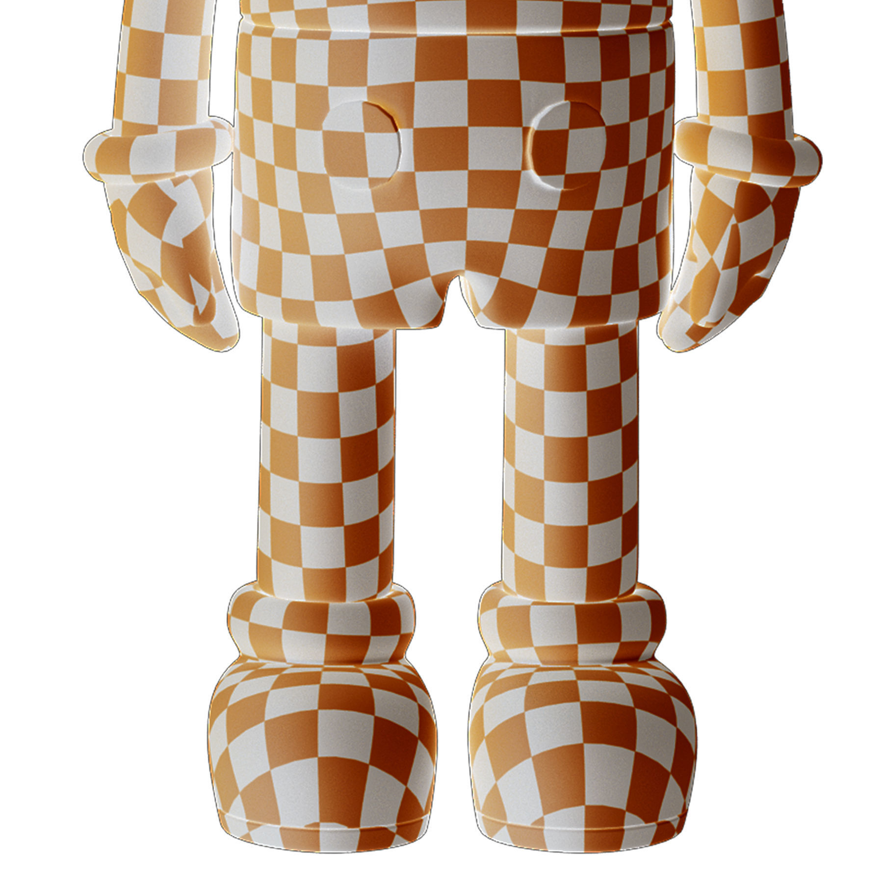 Kaws Four Foot Companion Brown 3D model_27