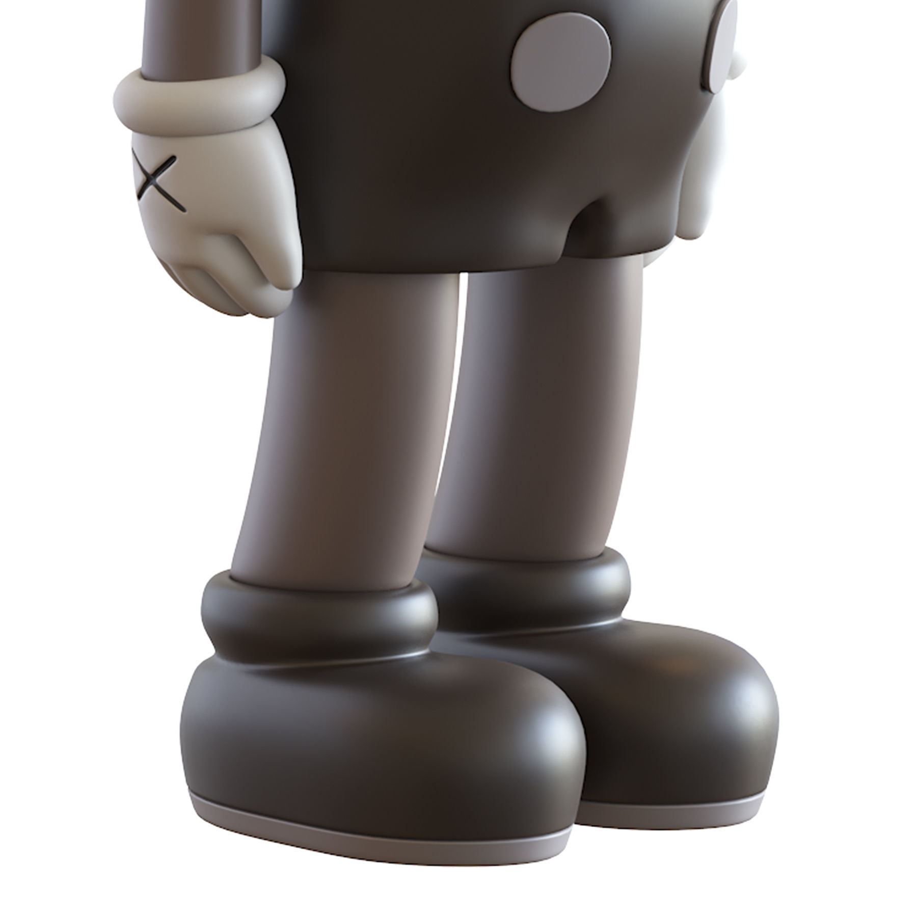 Kaws Four Foot Companion Brown 3D model_14