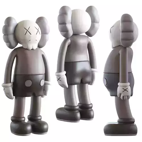 Kaws Four Foot Companion Brown 3D model