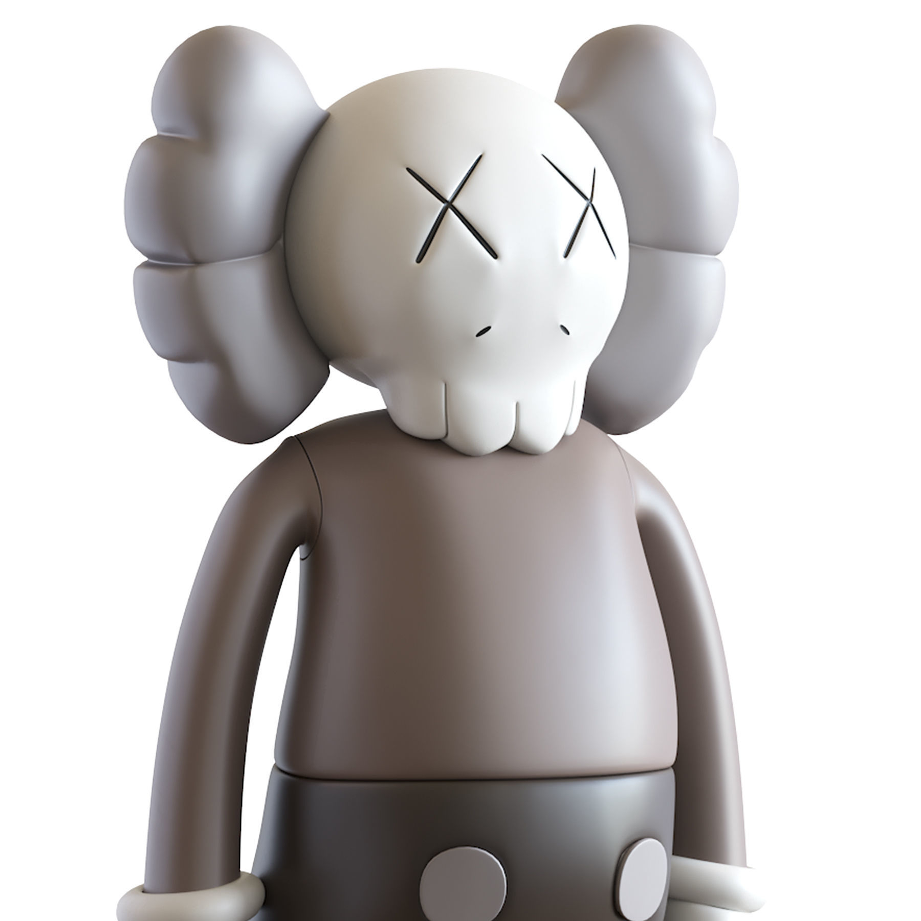 Kaws Four Foot Companion Brown 3D model_10