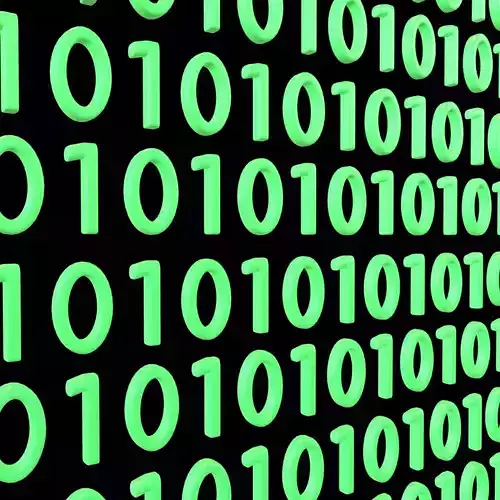 Binary Background V1 001 3D model