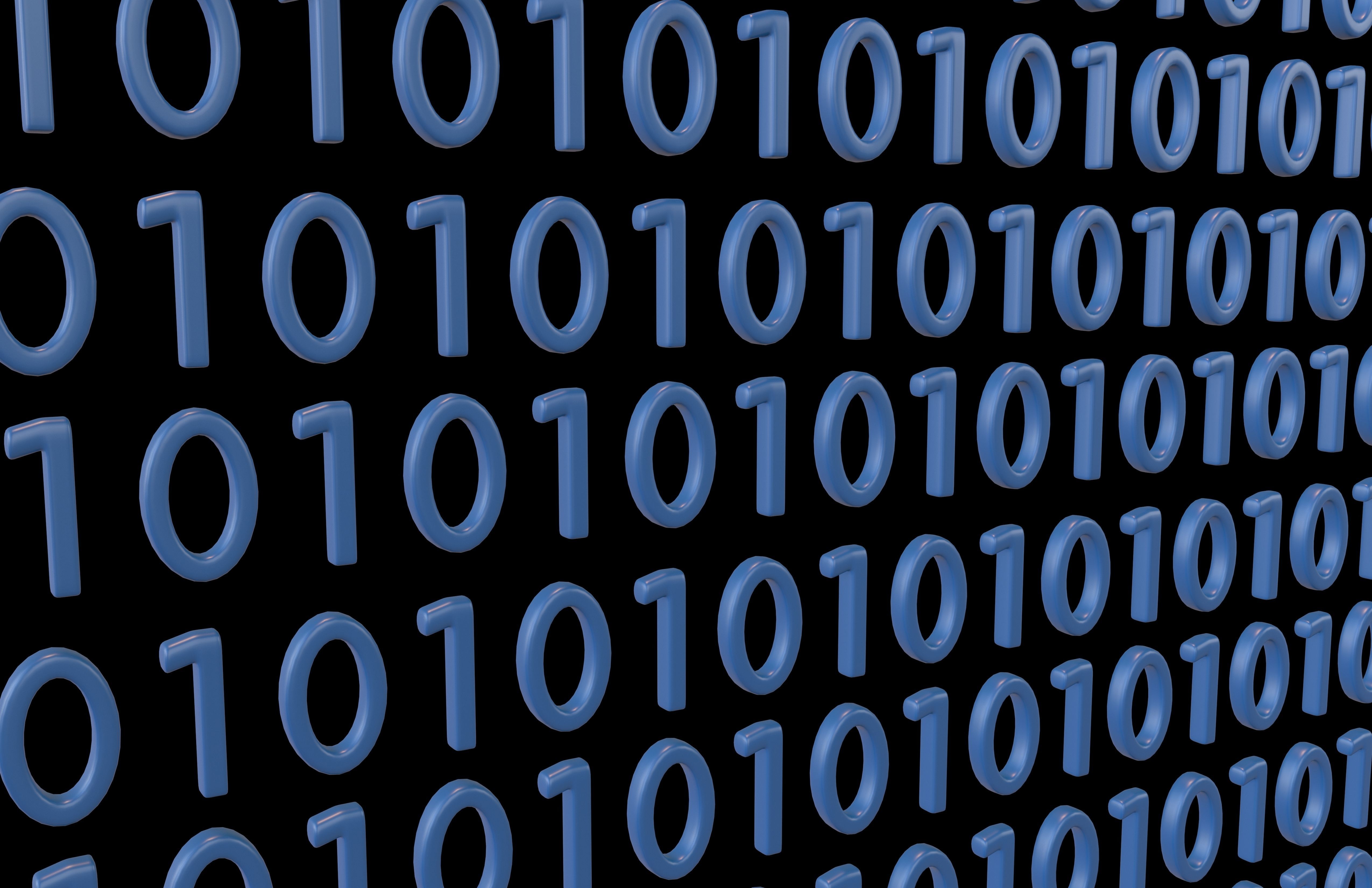 Binary Background V1 003 Low-poly 3D model_1