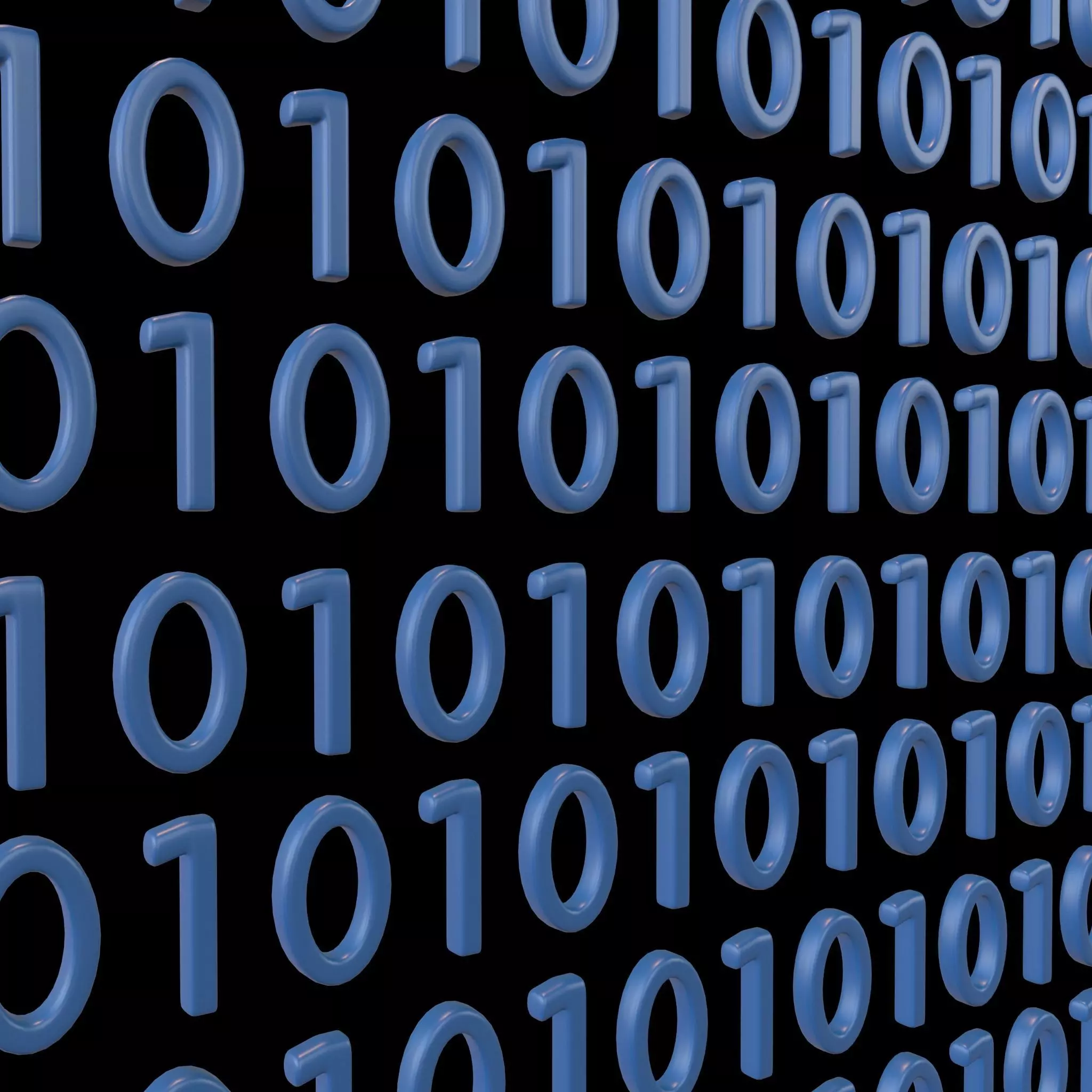 Binary Background V1 003 Low-poly 3D model_0