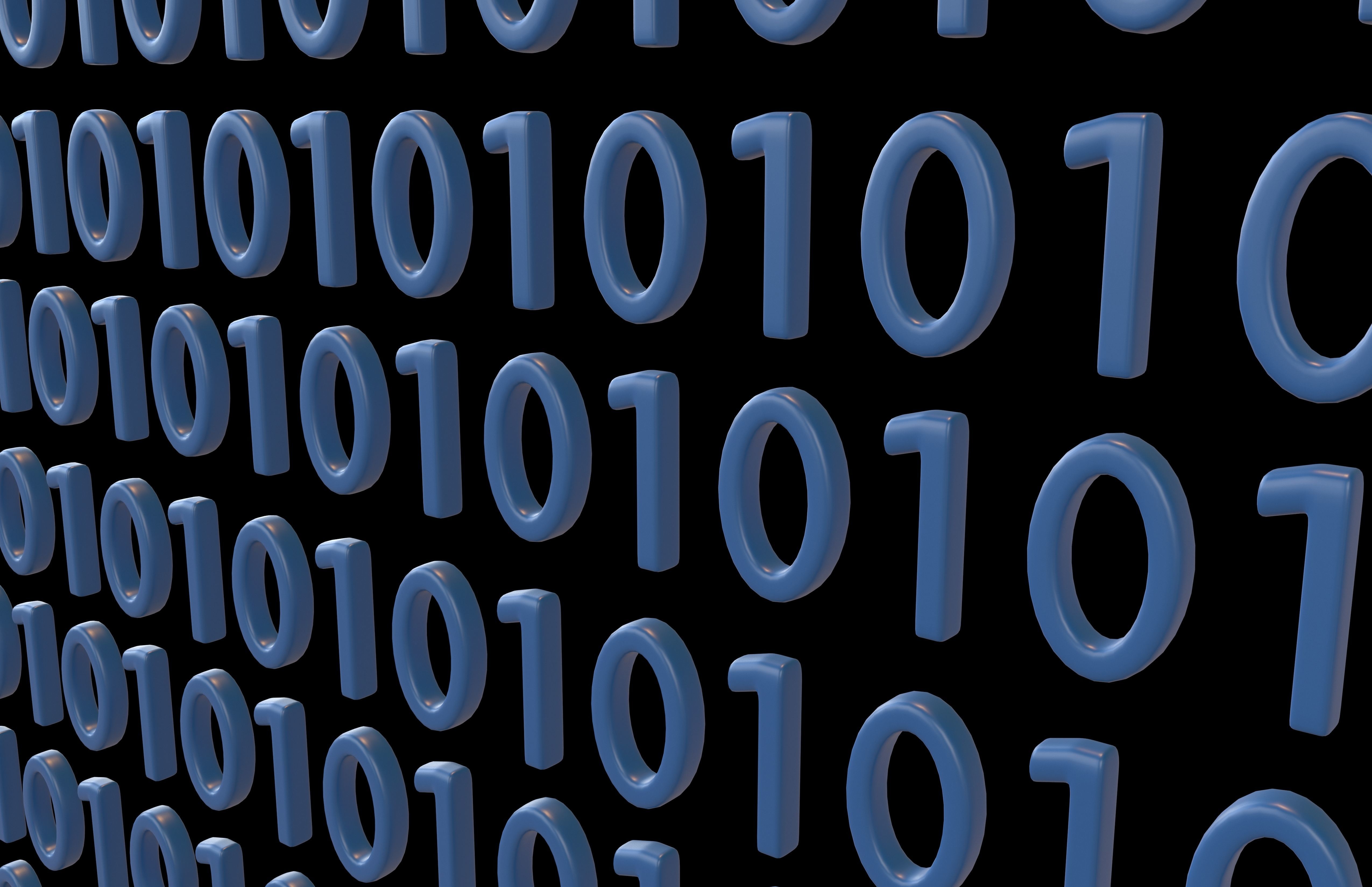 Binary Background V1 003 Low-poly 3D model_2