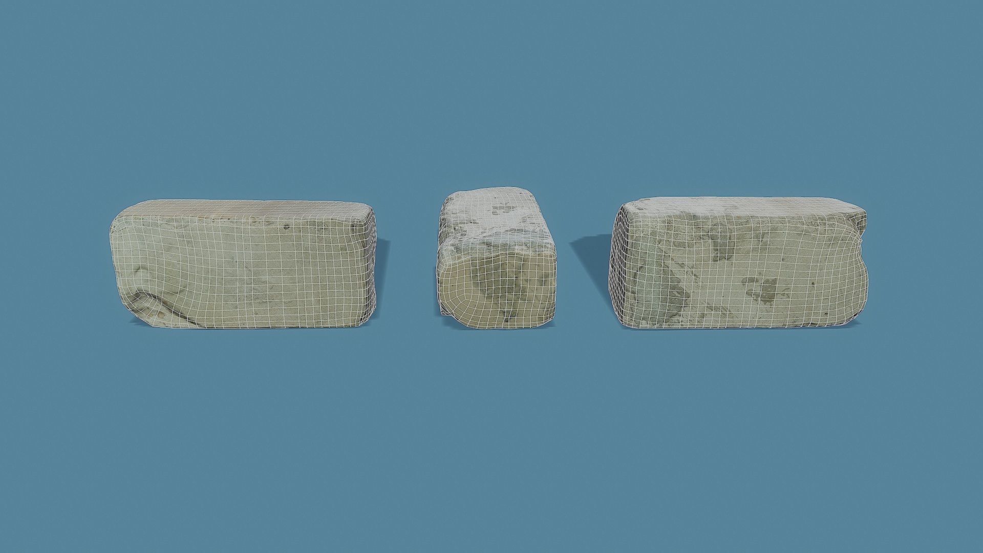 3D Scan Old Silicate Brick 04 Free low-poly 3D model_9