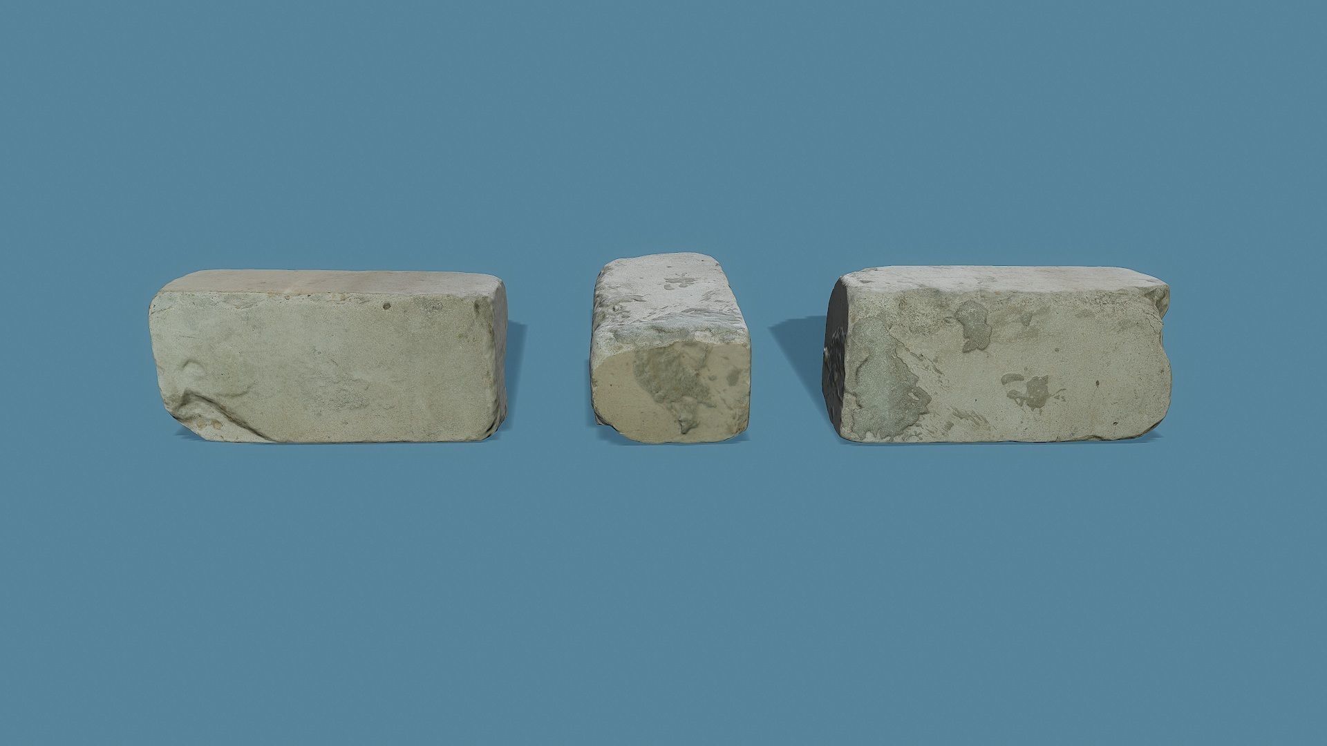 3D Scan Old Silicate Brick 04 Free low-poly 3D model_8