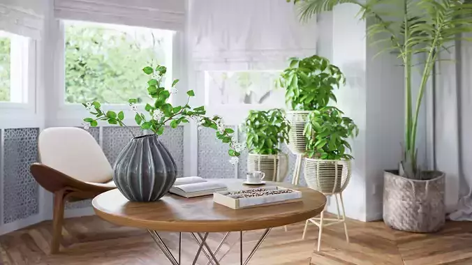 Archmodels vol 260 - collection of pot plants