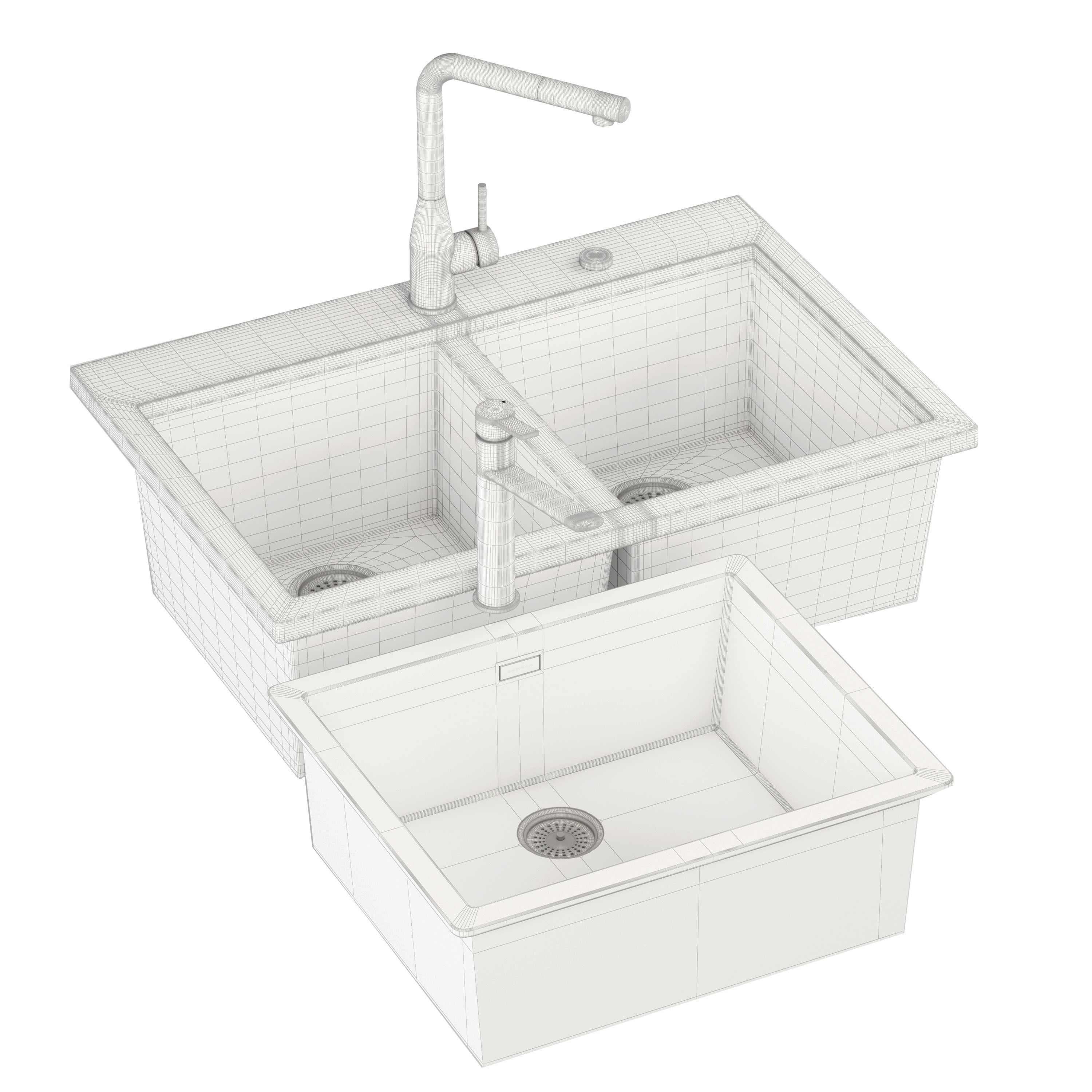 SCHOCK Sink 3D model_4