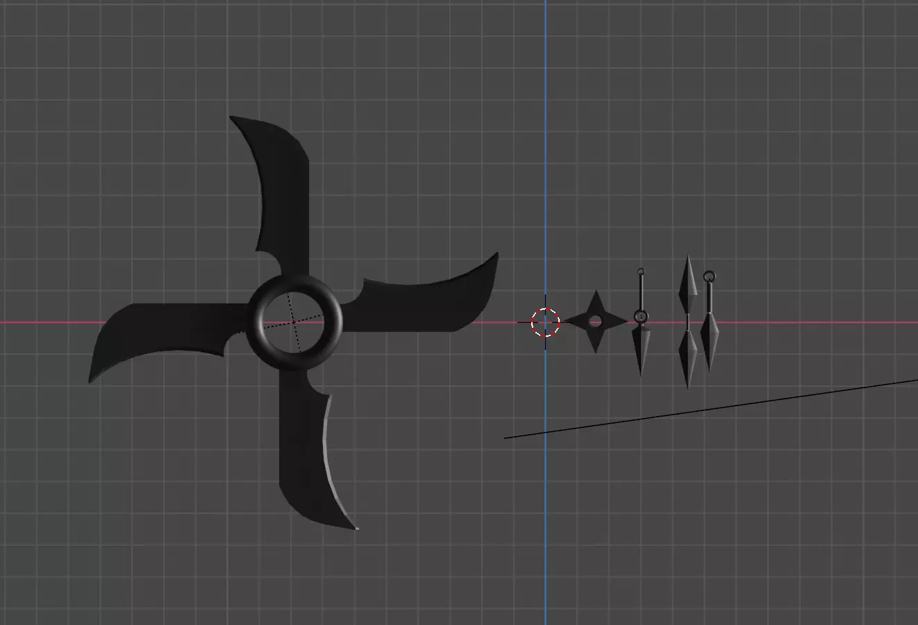 weapons propeller 3D model_0