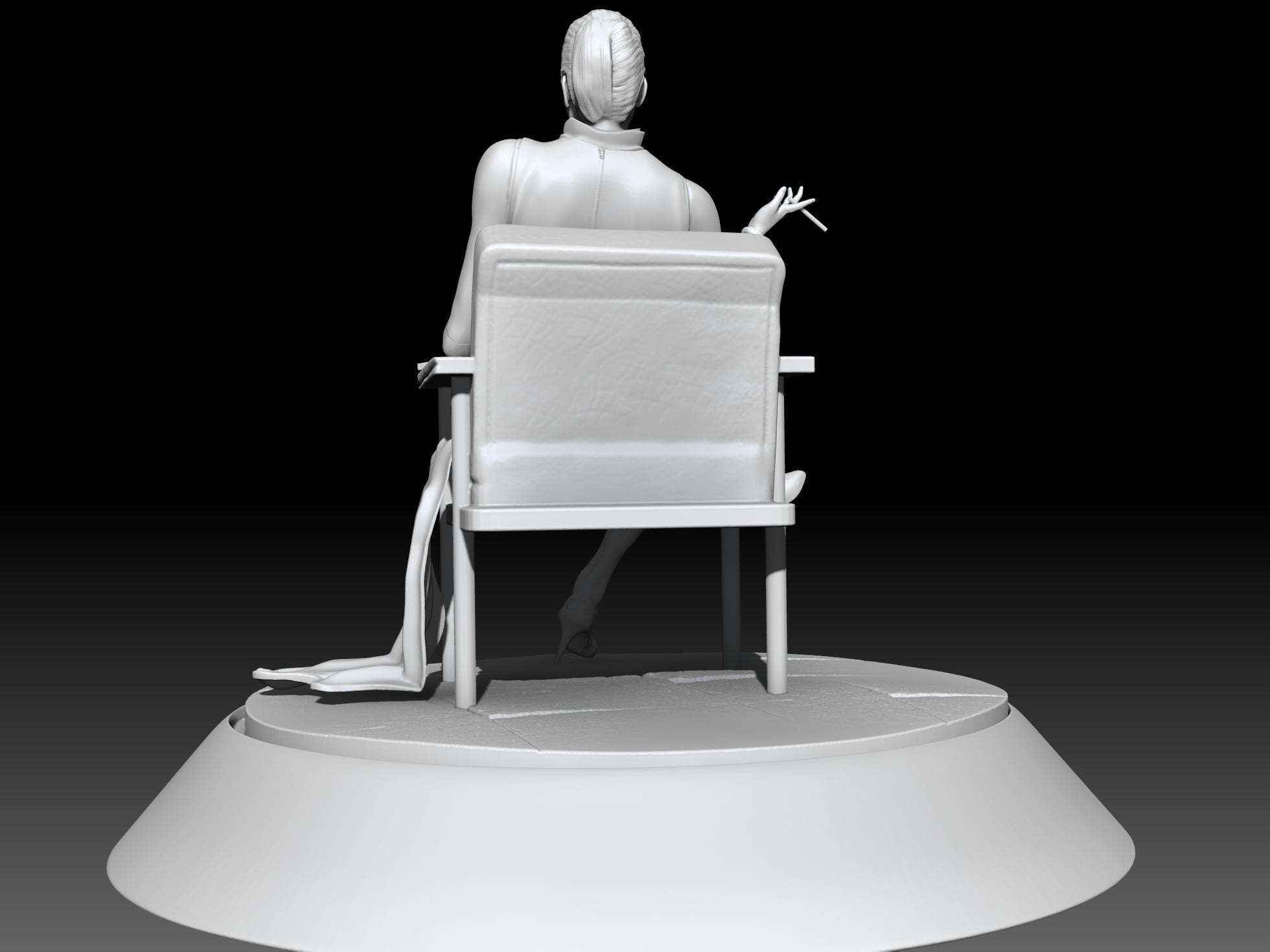 Sharon Stone  basic instinct 3D print model_5